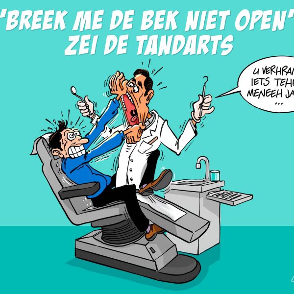 Lepe Loetje Cartoons Tandarts